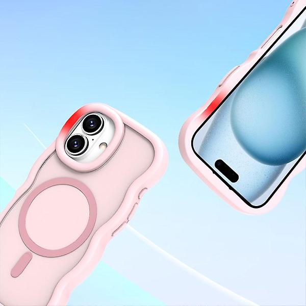  아이폰14 맥세이프 물결 웨이브 매트 케이스