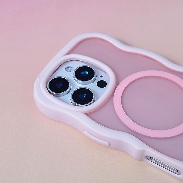  아이폰12프로맥스 맥세이프 물결 웨이브 매트 케이스