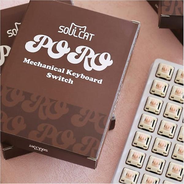  SPM HMX x Soulcat PORO Light 37g 리니어 기계식 키보드 스위치 5핀 (35개 패키지)
