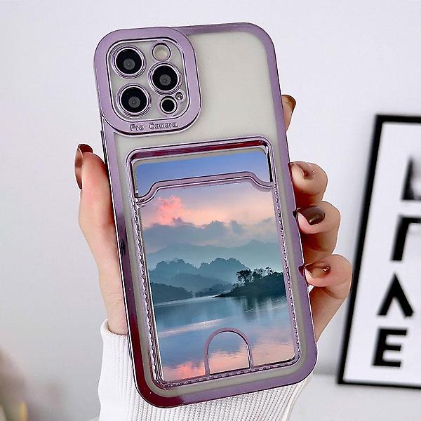  아이폰16E 글로시 라인 카드 카메라 풀커버 케이스