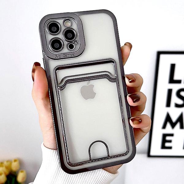  아이폰16E 글로시 라인 카드 카메라 풀커버 케이스