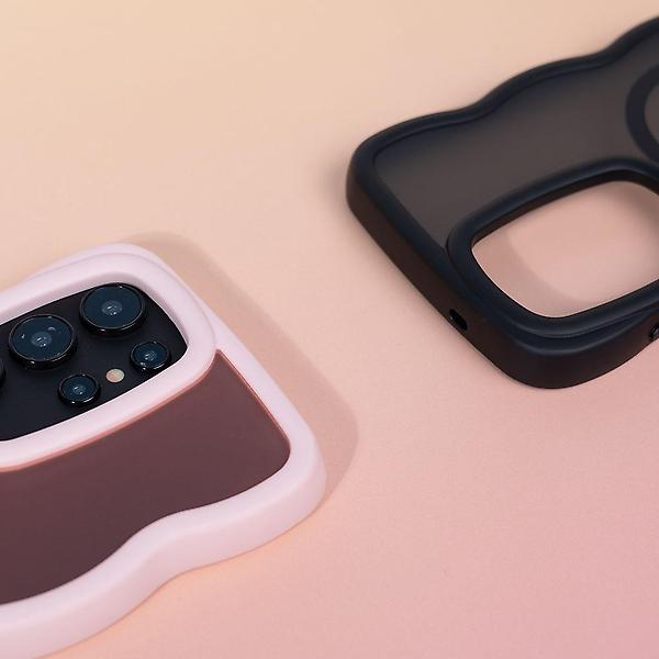  갤럭시 S25플러스 맥세이프 물결 웨이브 매트 케이스