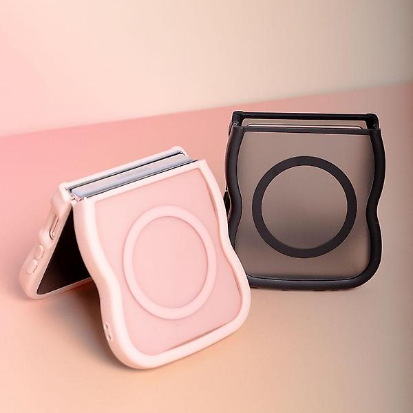  갤럭시 Z플립4 맥세이프 물결 웨이브 매트 케이스