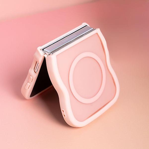  갤럭시 Z플립4 맥세이프 물결 웨이브 매트 케이스