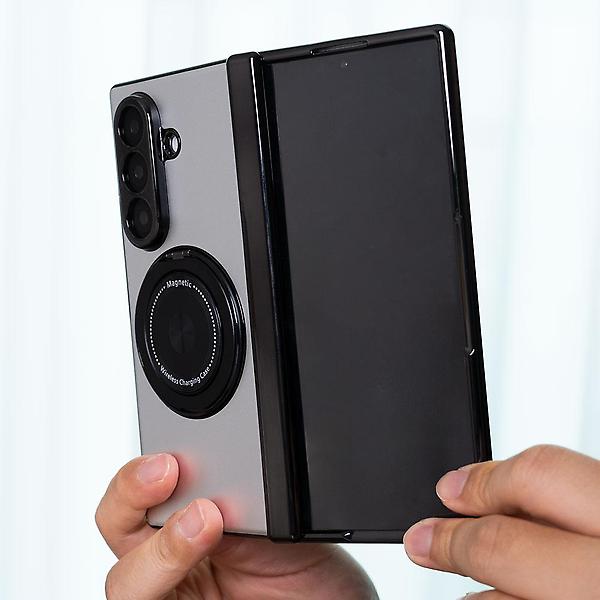  갤럭시 Z폴드6 링 거치 전면 강화유리 범퍼 케이스