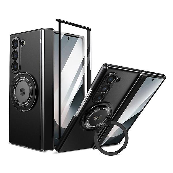  갤럭시 Z폴드5 링 거치 전면 강화유리 범퍼 케이스