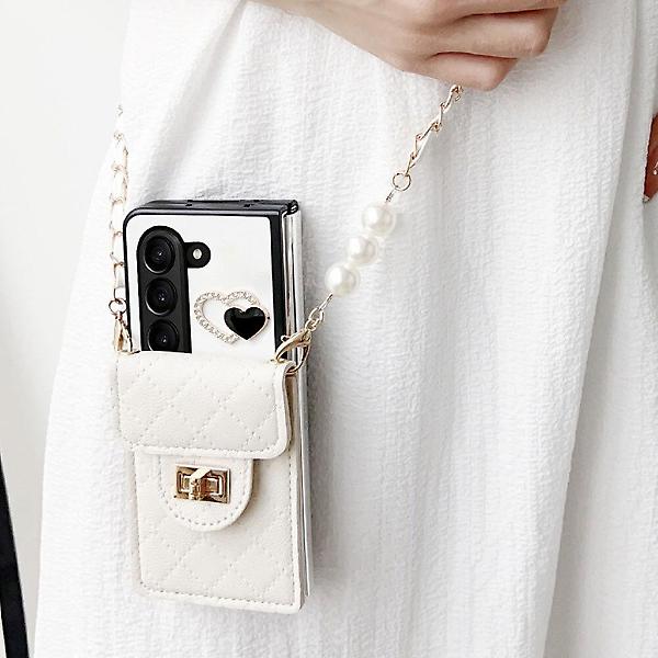  갤럭시 Z폴드7 미니 카드지갑 수납 목걸이 케이스