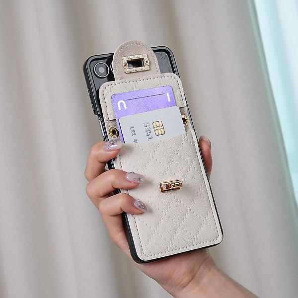  갤럭시 Z플립7 미니 카드지갑 수납 목걸이 케이스