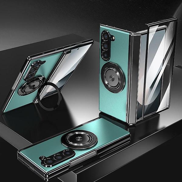  갤럭시 Z폴드3 링 거치 전면 강화유리 범퍼 케이스