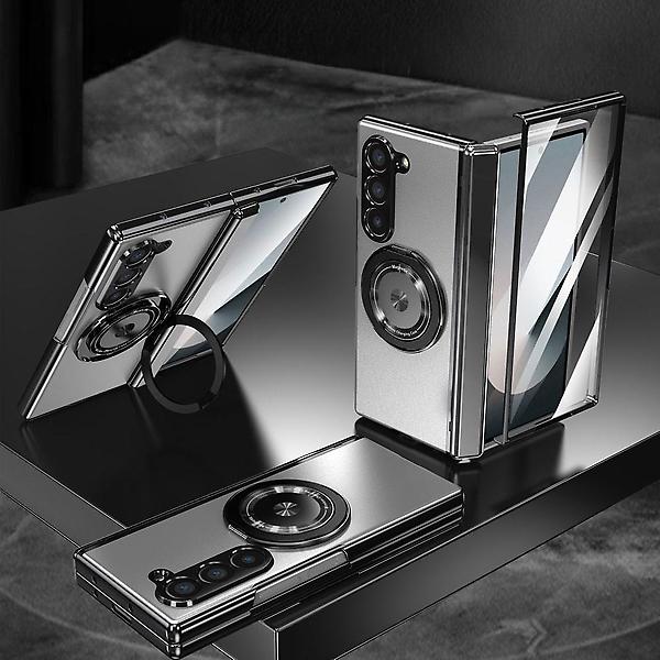  갤럭시 Z폴드3 링 거치 전면 강화유리 범퍼 케이스