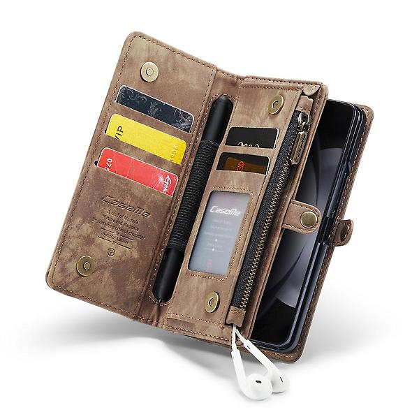  갤럭시 Z폴드7 하이엔드 가죽 포켓 레더 지갑 케이스