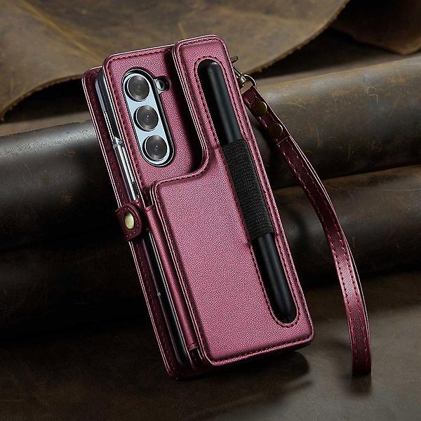  갤럭시 Z폴드7 케이스 카드 수납 지갑 가죽