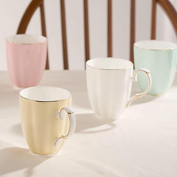  티로직 펌킨 골드림 머그컵 스카이블루 300ml 도자기 찻잔 커피잔