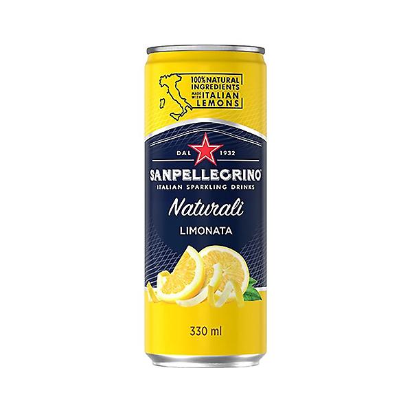  산펠레그리노 탄산음료 리모니타 레몬 330ml 캔 24개 1박스