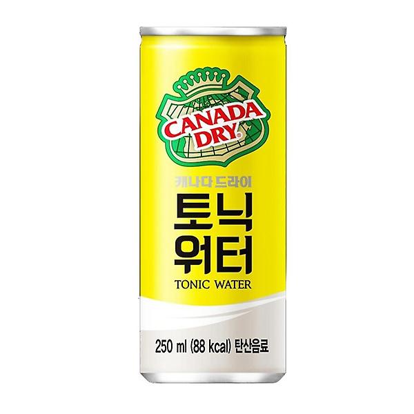  캐나다드라이 토닉워터 250ml 캔 30개 1박스 탄산음료