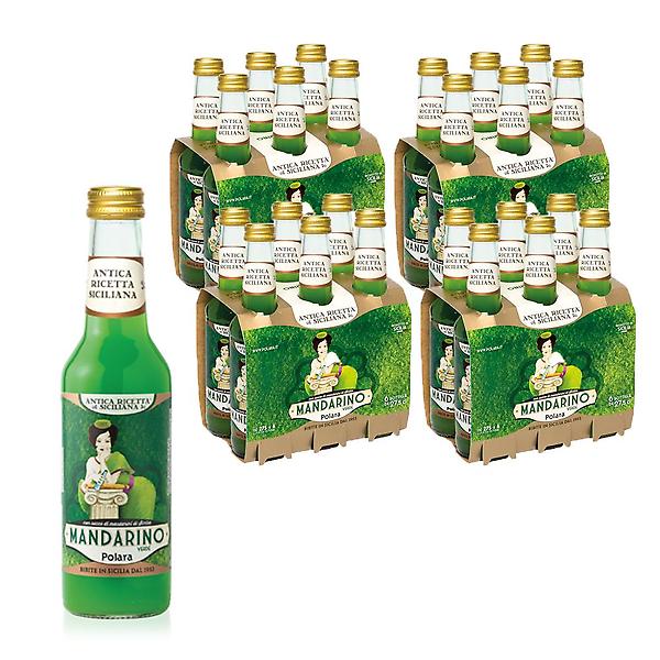  폴라라 과일 탄산음료 만다리노 베르데 청귤 275ml 병음료 24개