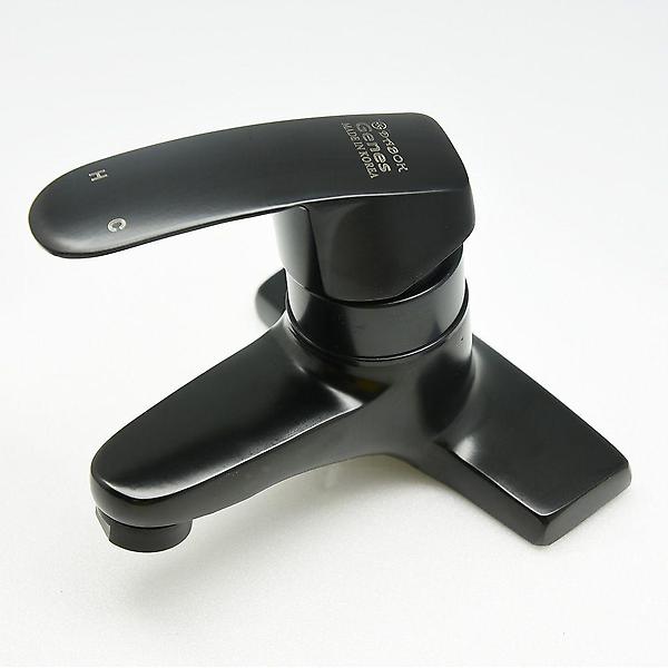  블랙 수전 욕실 세면대 B-4003 (쓰리홀)