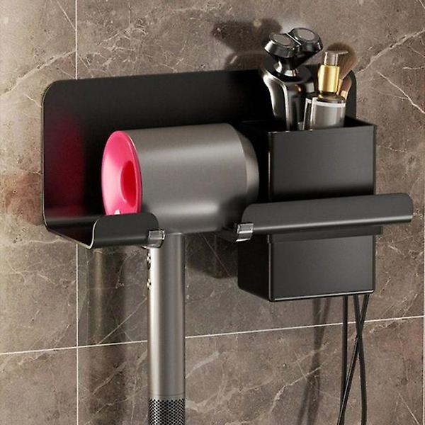  수납형 선반 보관 헤어드라이기거치대 거치대 무타공