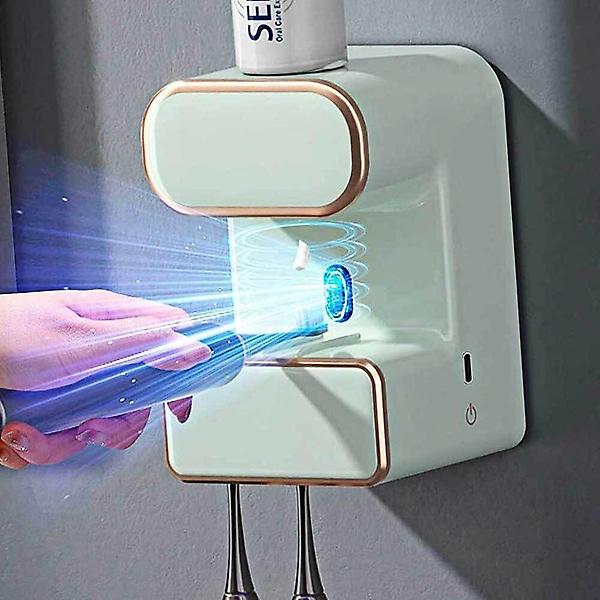  오토매틱 튜브 짜개 살균기 자동치약칫솔걸이 칫솔