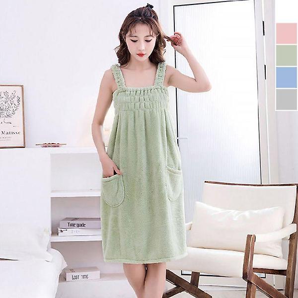  밴딩 포켓 스타일 스커트 샤워가운 1P 고품질 목욕 비