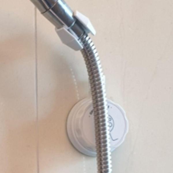  자바라 샤워기거치대 흡착식 샤워기홀더