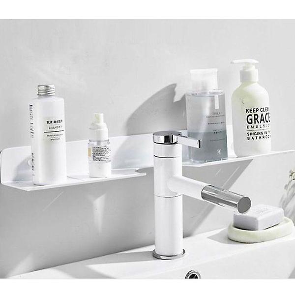  무타공 욕실 일자 세면대 선반 50cm 블랙