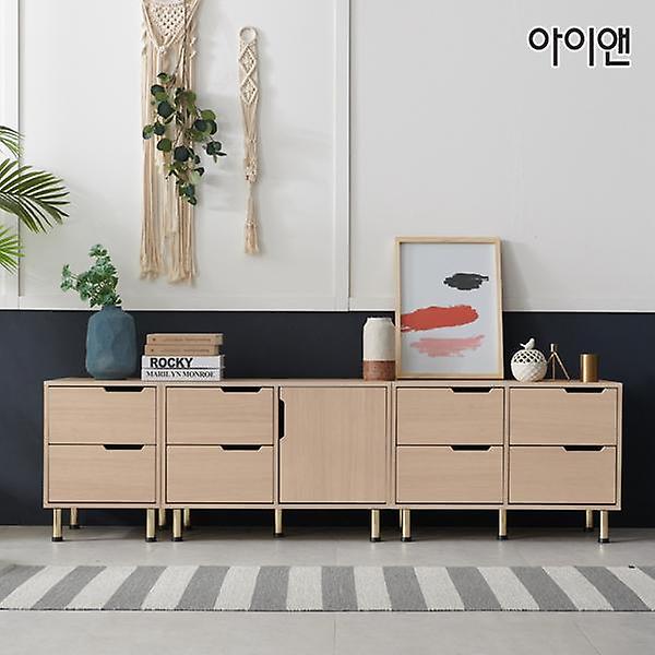  아이앤 멜리나 2단 2000 다용도 거실장 세트 DG