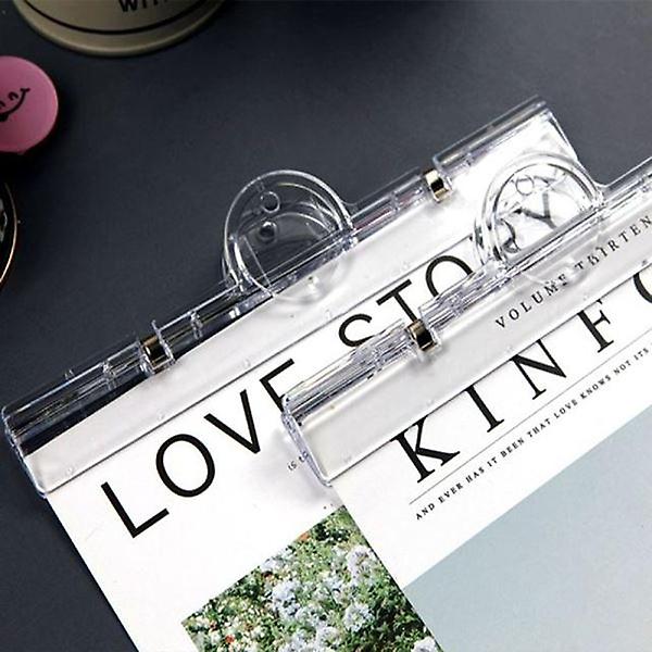  서류 집게 홀더 아크릴 1P A4자석 20cm 브로셔 문서