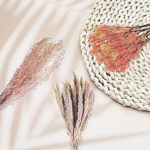  드라이 플라워 스티커 C