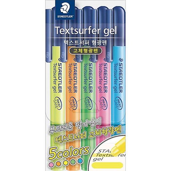  고체형광펜 264 5색세트 STAEDTLER