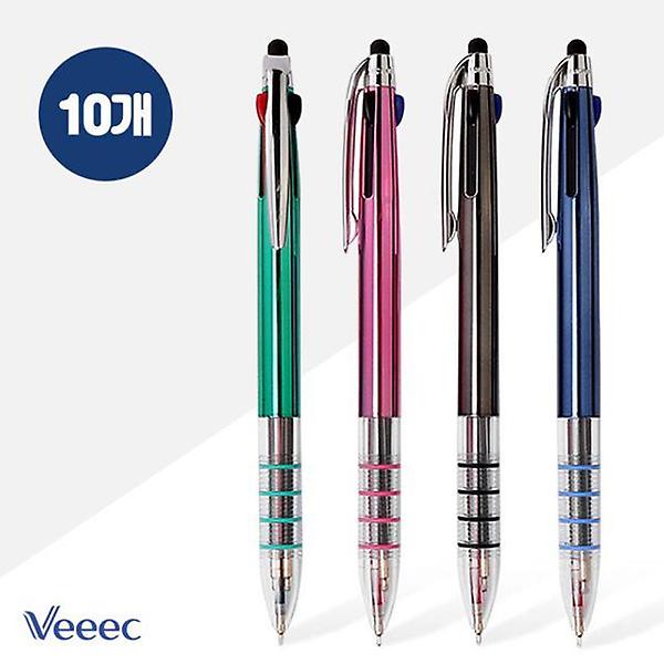  비크 나노젯3색 UV터치 볼펜 (0.7mm) x 10개
