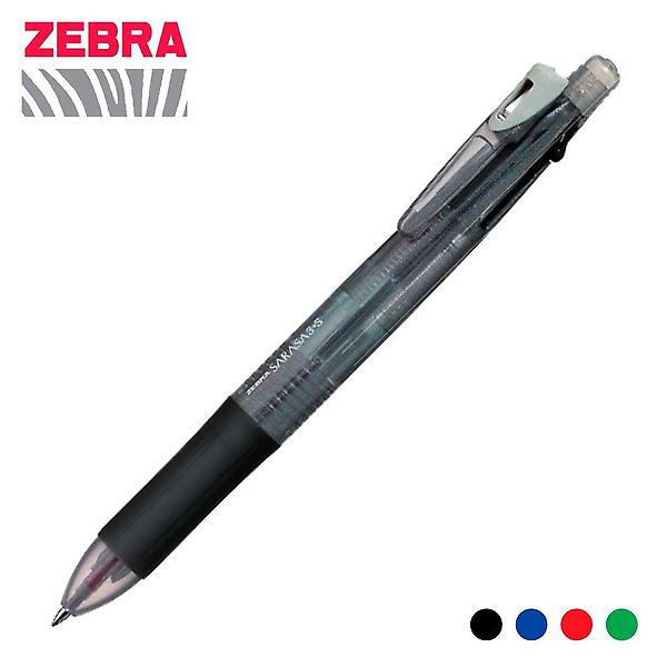  제브라 3plus S 3색 SJ3 블랙 멀티펜 사라사 0.5 샤프