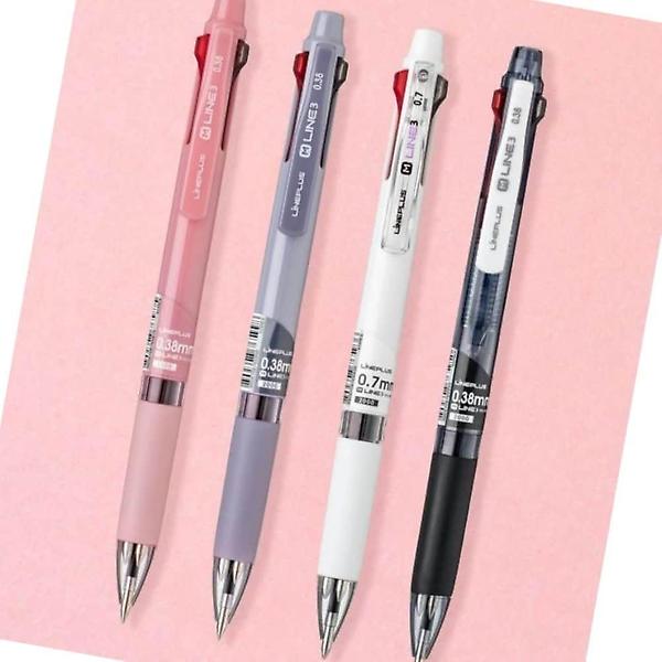  3색볼펜 0.38mm 12개세트 자료정리 칼라 다꾸
