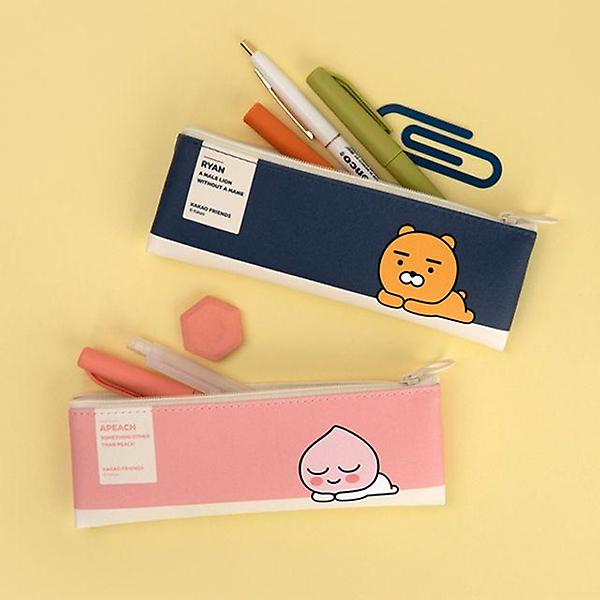  카카오프렌즈 NEW 미니 플랫 필통 리틀프렌츠 펜홀더