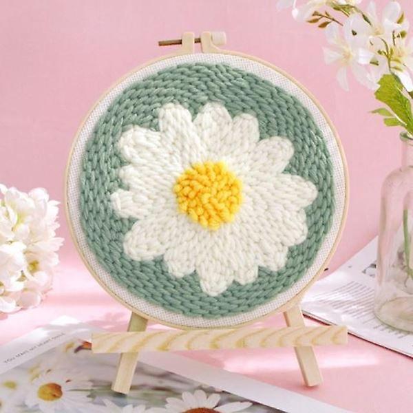  자수키트 DIY 패키지 국화 펀칭자수 자수패키지 펀치