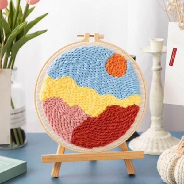  펀칭자수 패키지 아침하늘 DIY 자수키트 자수키트 펀