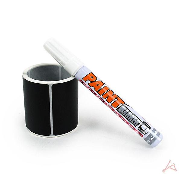  블랙 라벨 스티커 + 페인트마카 세트