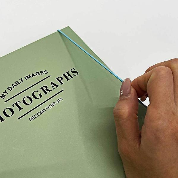  네컷 접착식 포토북 앨범 그린 사진첩 접착 네컷 성장