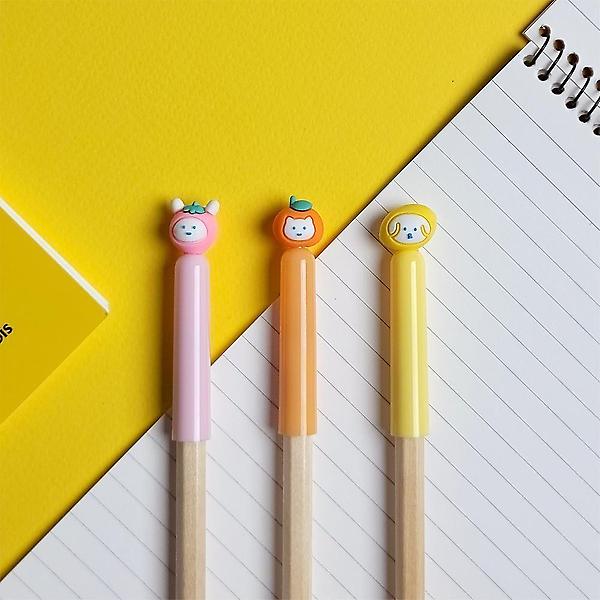  아이비스 과일친구들연필캡세트(CR) 1세트 36개입