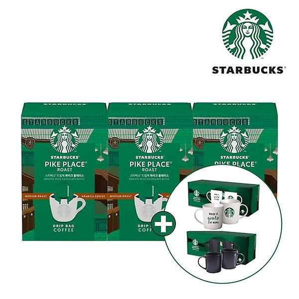  [스타벅스] 드립백 미디엄 5T (파이크 플레이스) 3박스 + 스타벅스 머그 2P SET 랜덤 증정