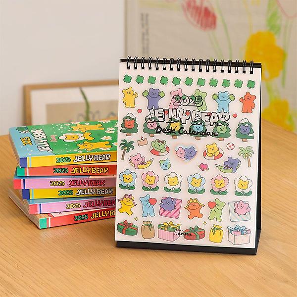  2025 젤리 베어 데스크 캘린더