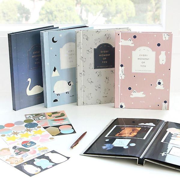  코니테일 초음파앨범 접착식 사진 아기성장앨범 포토