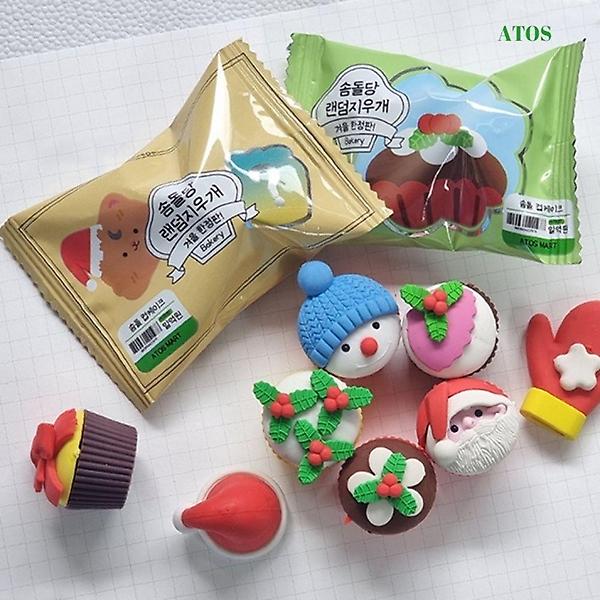  솜돌당 베이커리 랜덤 지우개 (60개 1세트)