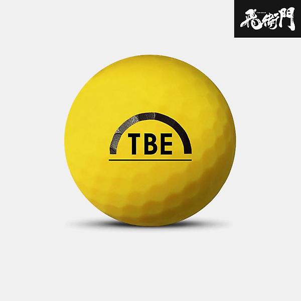  토비에몬 무광 형광 주머니 골프볼[남여공용][무광 옐로우][2피스/12알]