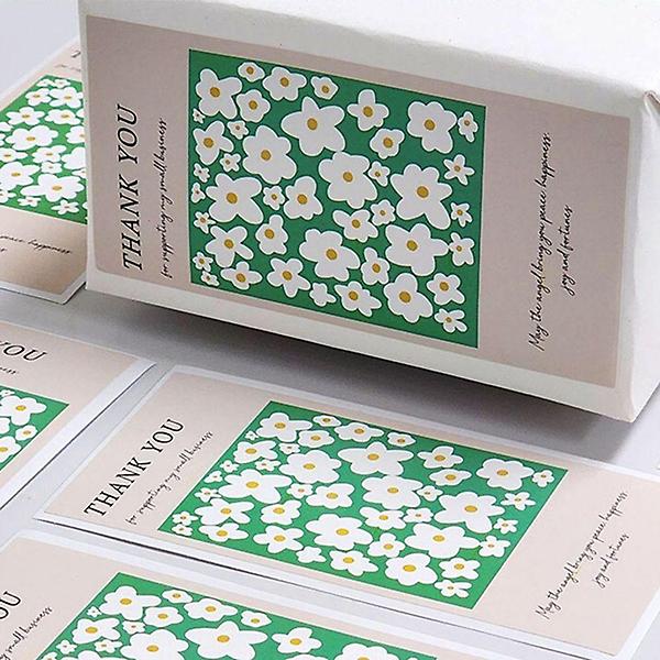  감사합니다스티커 매장 답례품 선물포장 라벨 스티커