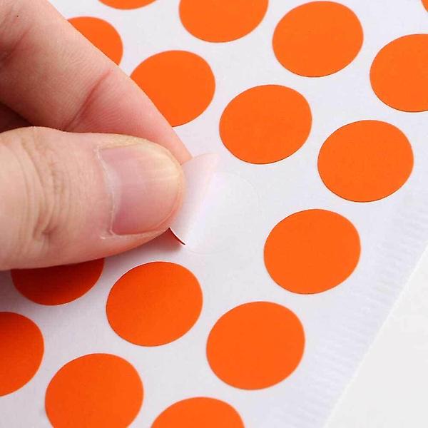  원형 스티커 16mm 원형컬러 칭찬 설문조사 무지원형