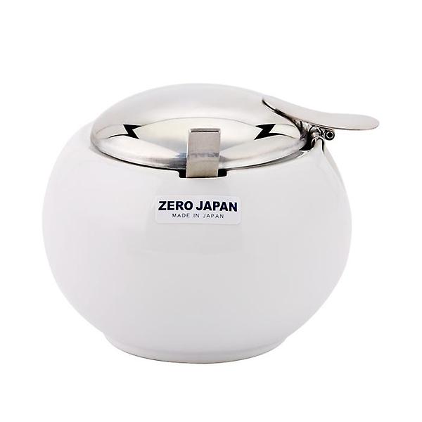  제로재팬 도자기 라운드 캐니스터 화이트(BKK-03WH) 280ml