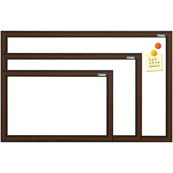  500 X 700 자석 화이트보드(우드프레임)