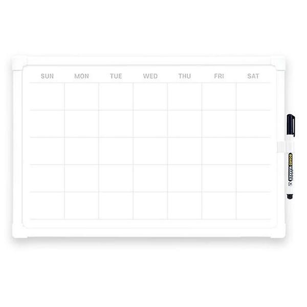  두문 탁상용 스케줄보드 화이트프레임 30x20cm