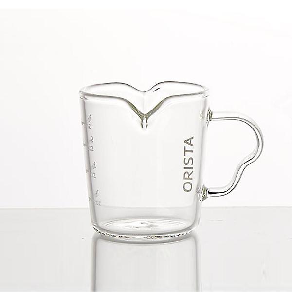  오리스타 트윈 스마트 유리 샷잔 90ml 에스프레소 샷잔